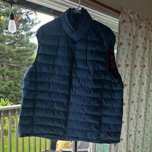 Men's Blue Puffer Vest